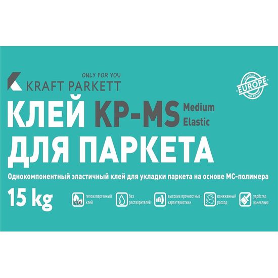 Клей KP-MS Medium Elastic / 15 кг, фото , изображение 3Паркет Plus