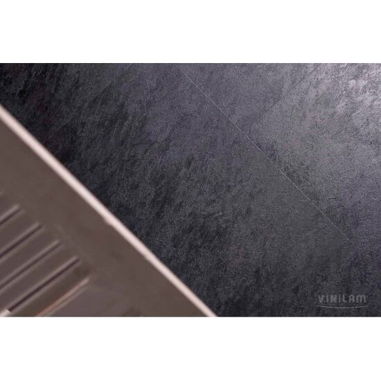 Виниловый ламинат Vinilam Сланцевый Чёрный 61607 2.5 мм, фото , изображение 5Паркет Plus